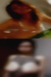 Mature woman with banana boobs