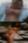 Nude woman massage
